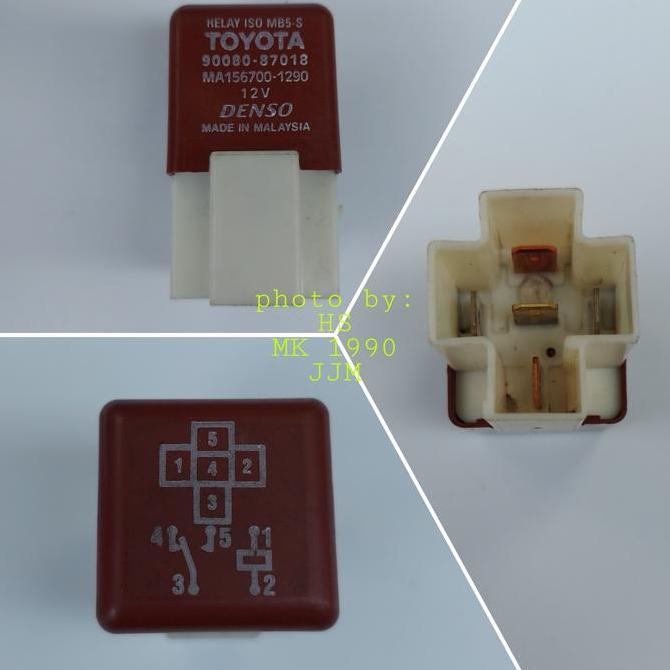 Promo relay fuse box AC kaki 5 coklat corona ABSOLUTE 2000CC Diskon