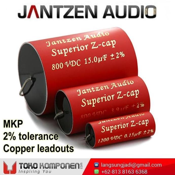 Promo 2.2uF 800V Jantzen Superior Z-cap 2% MKP Capacitor Z Cap 2,2uF Diskon