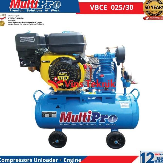 Kompresor 1/4 HP Multipro VBCE-025/30 HS-SW Kompresor Udara (Engine)