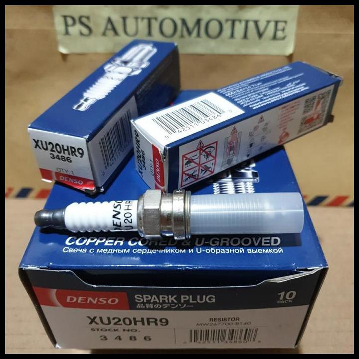 TERLARIS BUSI XU20HR9 DENSO ASLI (1 PC) AGYA AYLA CALYA SIGRA 