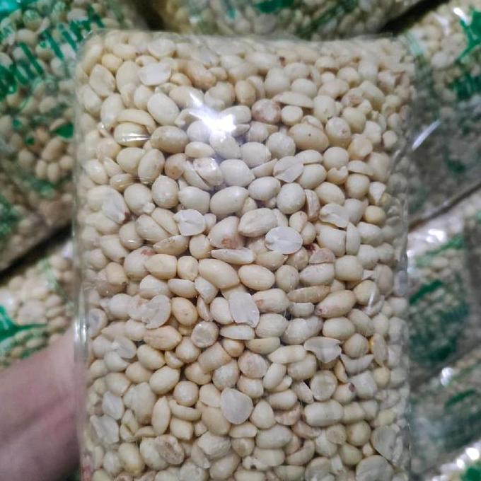 1Kg 1 Bungkus Kacang Kupas Mentah Biji Kecil Kecil Kacang Kupas Lebaran Promo Lebaran