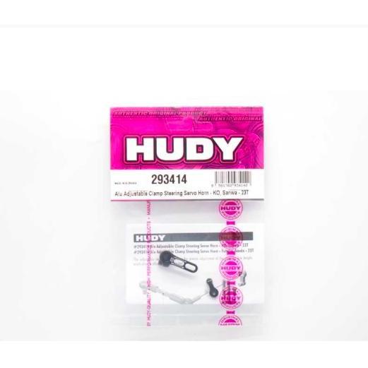HUDY Alu Adjustable Clamp Steering Servo Horn - KO, Sanwa - 23T - 293414