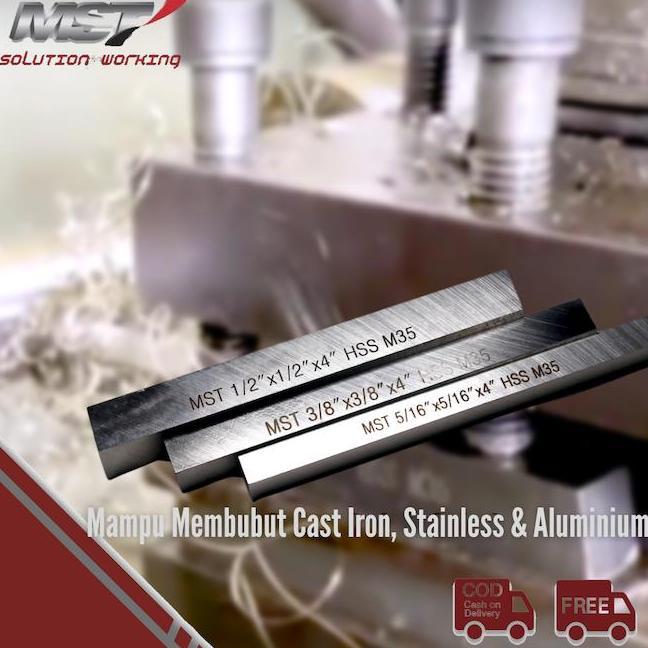 Murah Mst Pahat Bubut Persegi / Tool Bits Hss Cobalt Satuan