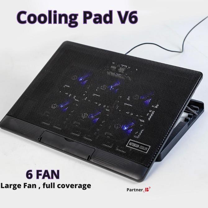 Coolingpad Ergostand / Coolingpad 6 Kipas Ergostand V6 Indobestlink Terbaik