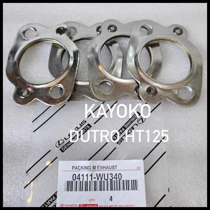 BEST DEAL PAKING MANIFOLD EX API RINO HT125 DUTRO HT130 HT140 HINO DUTRO HARGA 1SET 4PC 04111-WU340