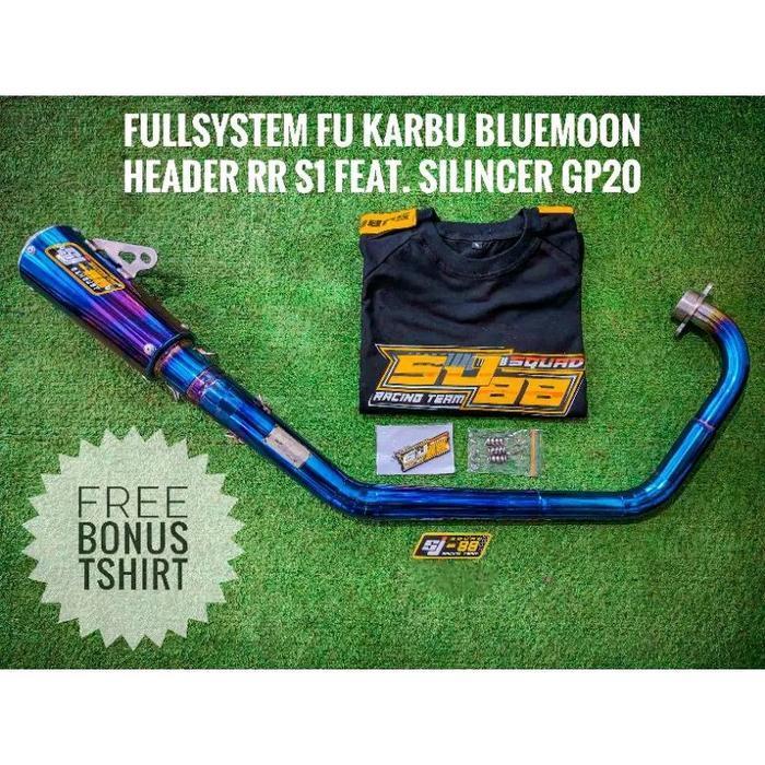 Knalpot Racing Sj88 Full System Satria Fu Karbu Rr S1 Bluemoon Original Dan Terpercaya