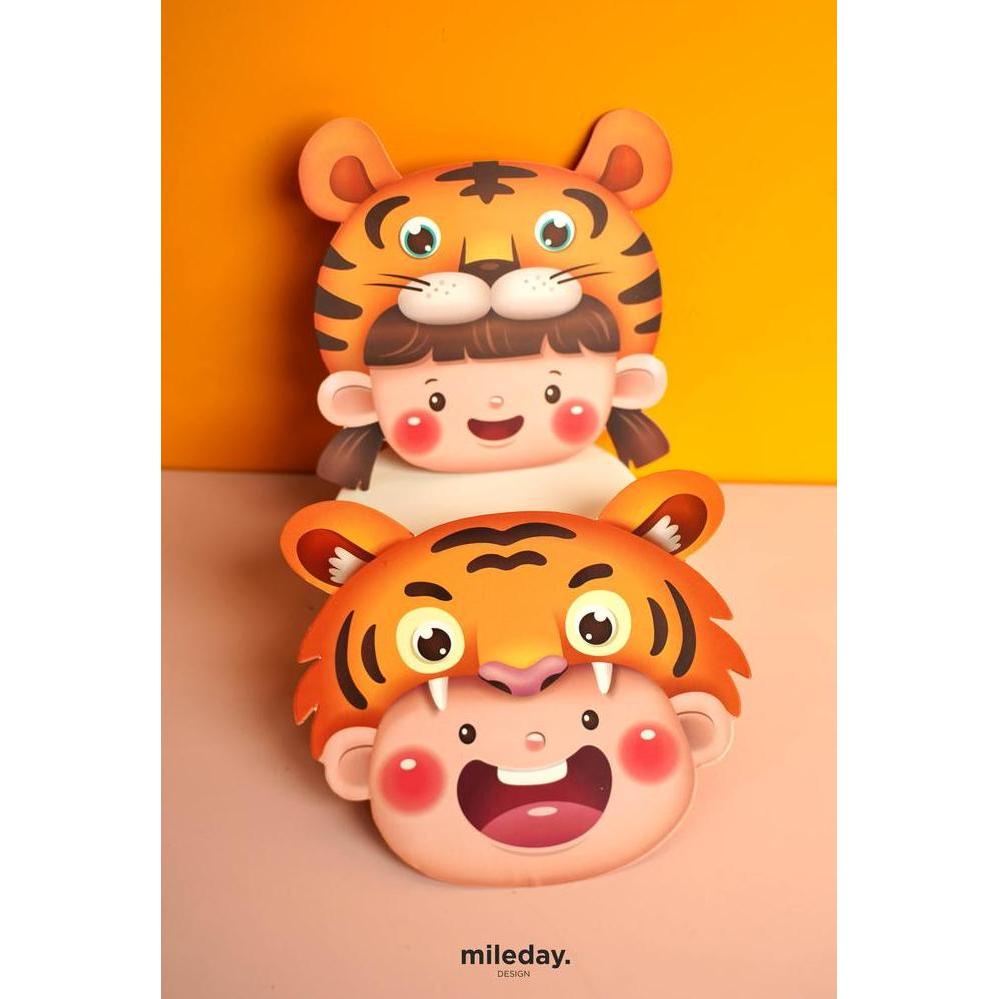 Prikiti- Angpao Imlek 3D Tiger 2022 Premium Cute Free Sticker