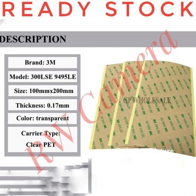 Yoi- Lem Sticker 3M 300Lse Utk Karet Kamera Hp Stiker Perekat Rubber Grip