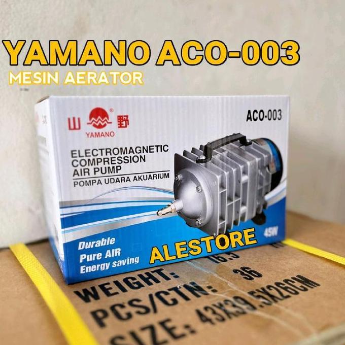 sinyonakane71 - mesin aerator yamano aco-001 dan aco-002 pompa udara aerator aquarium dan kolam koi