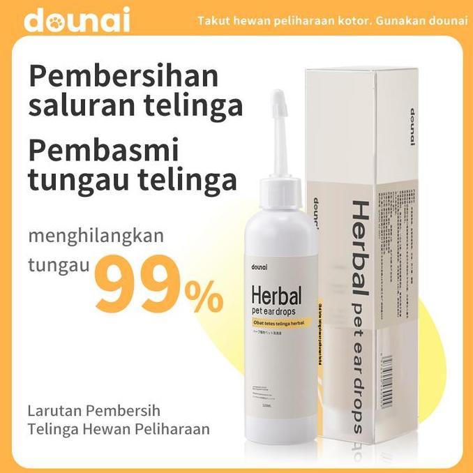 PERMAISANJA76 - CODDOUNAI OBAT TETES TELINGA KUCING DAN ANJING LAWAN KOTORAN & INFEKSI , BEBAS TUNGA