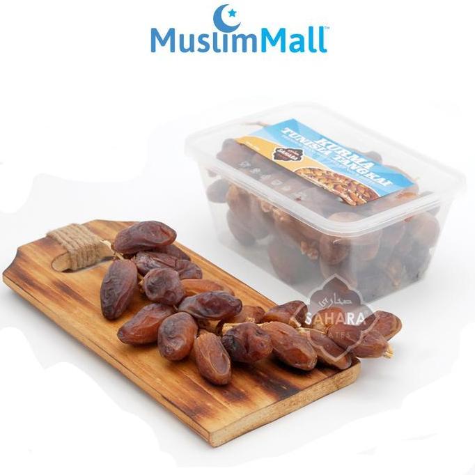 Kurma Tunisia Tangkai 500gr Sahara Kurma Deglet Nour Original