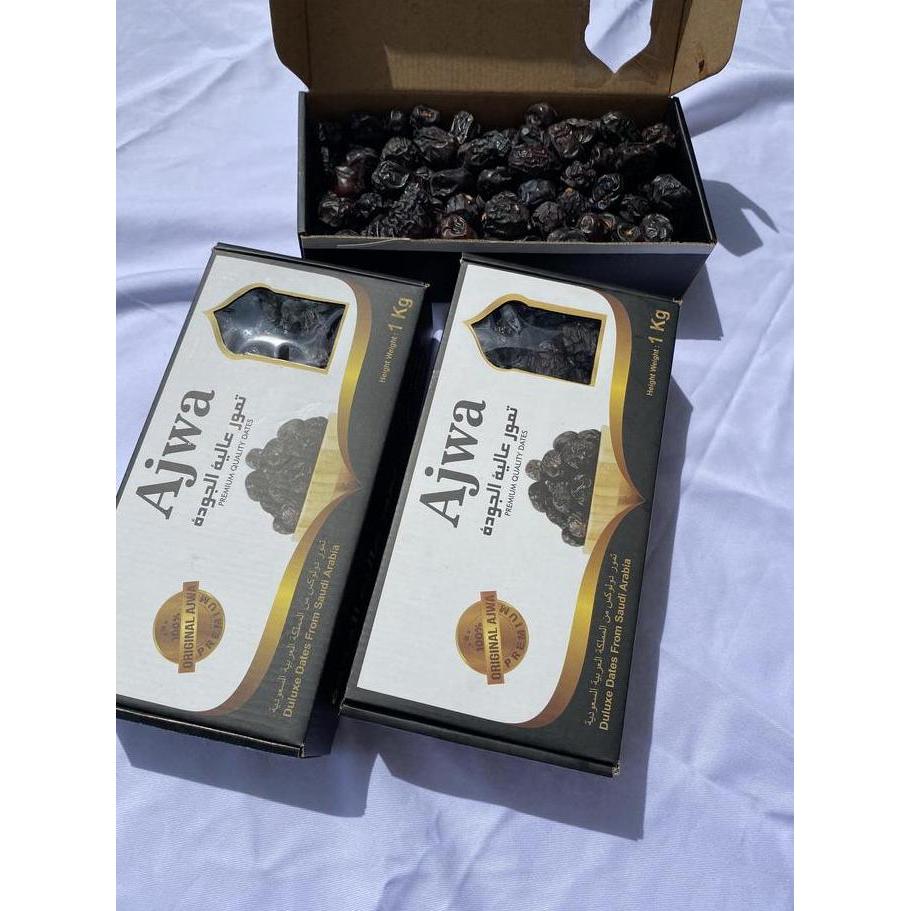 AJWA MADINAH PREMIUM DATES JUMBO 1kg / AJWA MADINAH ORIGINAL PREMIUM QUALITY