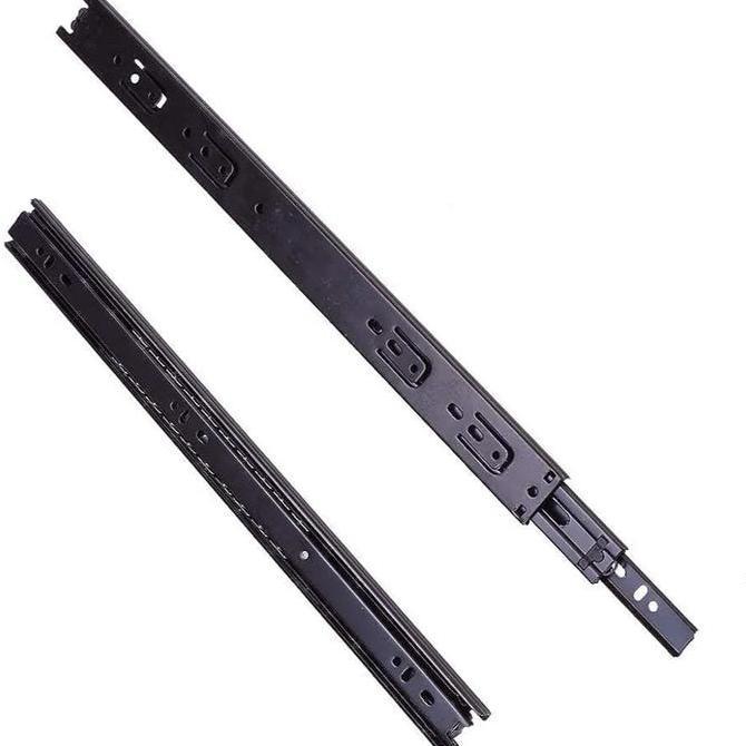 Maxcit- Rel Geser Kabinet Rail Laci Dapur Per Sepasang 30Cm 35Cm 40Cm Rel Laci