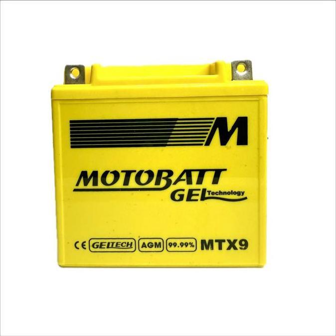 Aki Motor Suzuki Thunder 125 Motobatt Mtx9 Aki Kering / Aki Gel