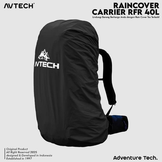 Endtoend- Avtech - Rain Cover Bag Waterproof Pelindung Tas Anti Air 40-50 Liter - Cover Carrier 40