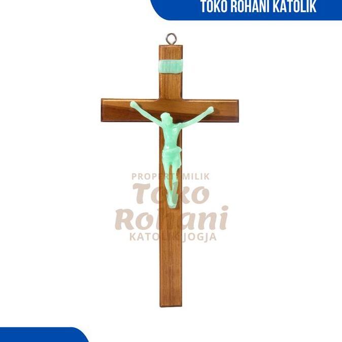 SALIB GANTUNG KORPUS FOSFOR / SALIB DINDING KATOLIK / SALIB FOSPOR