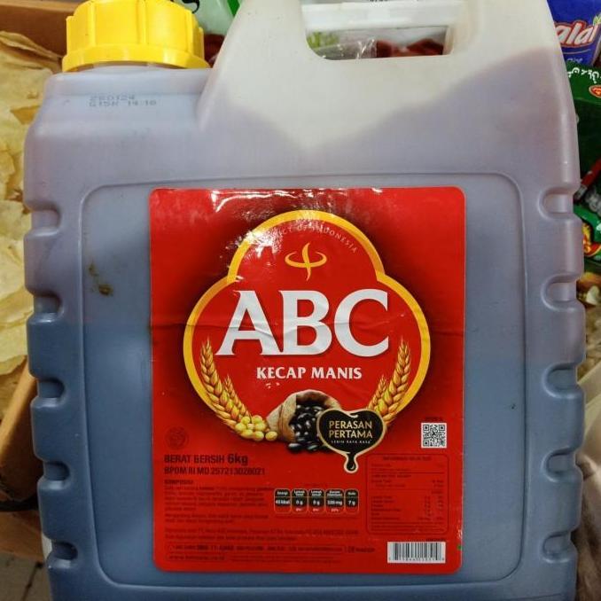 kecap abc manis 6 kg kecap abc