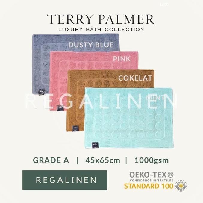 Cotoe- Keset Terry Palmer Premium 45X65Cm Handuk Kaki Katun Tebal 1000Gsm Home Sweet Home Hsh Hotel 