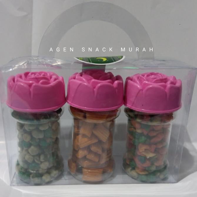 Hampers Lebaran Murah Isi 3 Free Tas Mika - Parcel Kue Kering Promo Lebaran