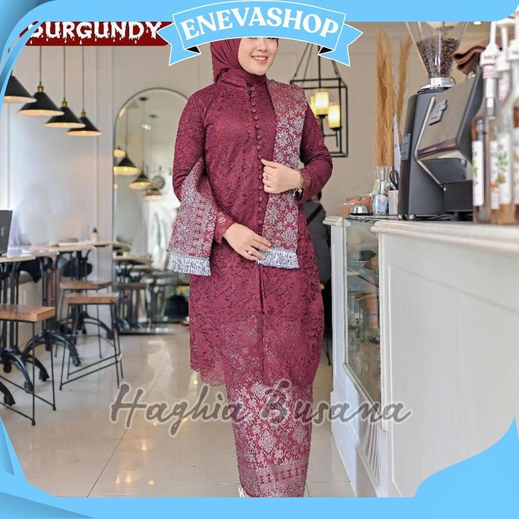 Set Kebaya Kancing Seribu Rok Songket Baju Pesta Kebaya Kurung Melayu Baju Wisuda Best Seller