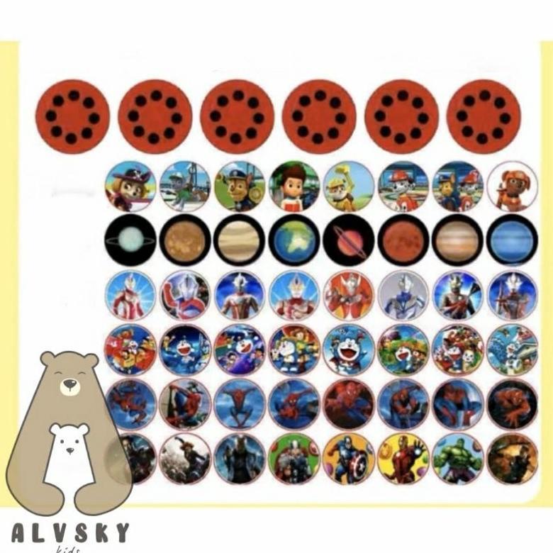 OFFICIAL MAINAN EDUKASI ANAK SENTER PROYEKTOR / FUN FLASHLIGHT / MAINAN PROYEKTOR GAMBAR / MAINAN ED