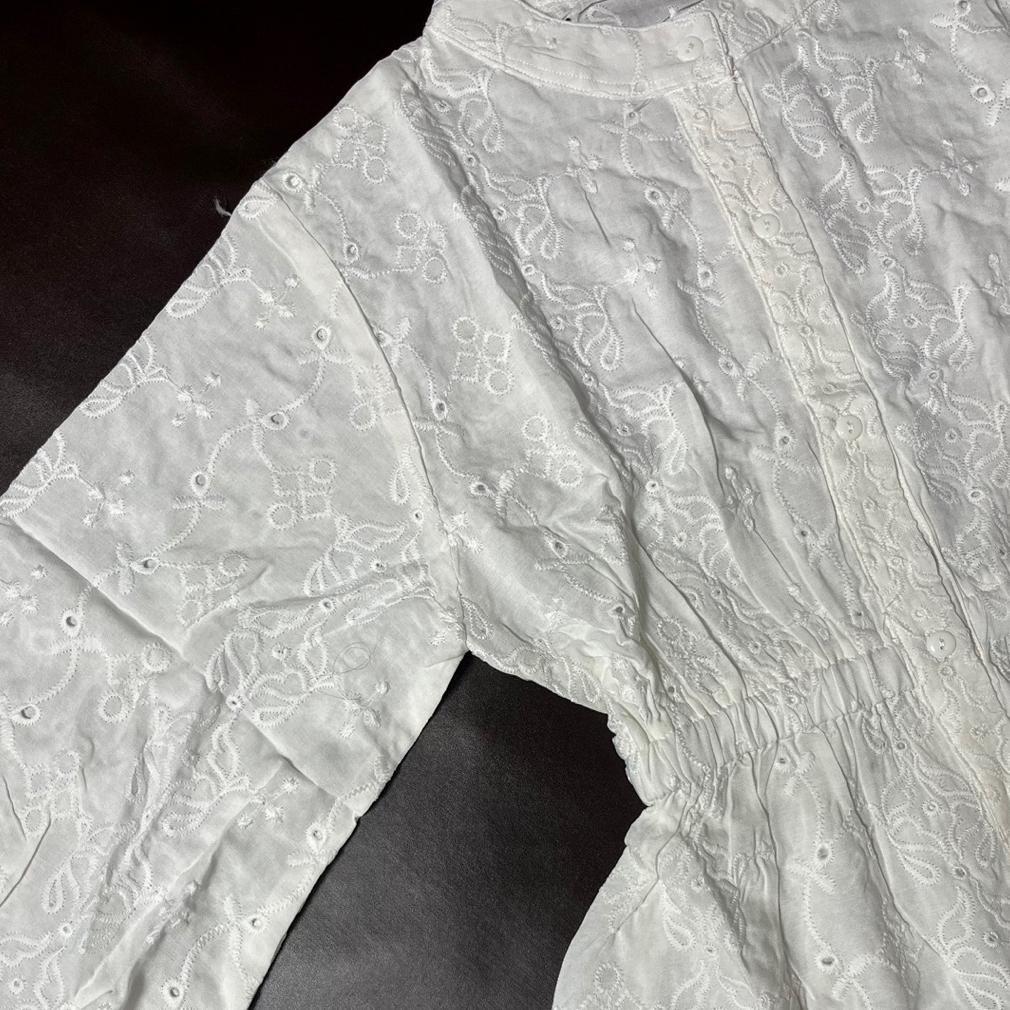 PROMO TERBARU Sarea Blouse Korean Style - Blouse Katun Bordir-Blouse Wanita-Katun Bolong-Bordir Bung