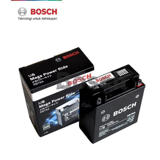 Aki Motor Mio Sporty, Mio Smile, Mio Karbu, Supra Lama Bosch Rbt-6A