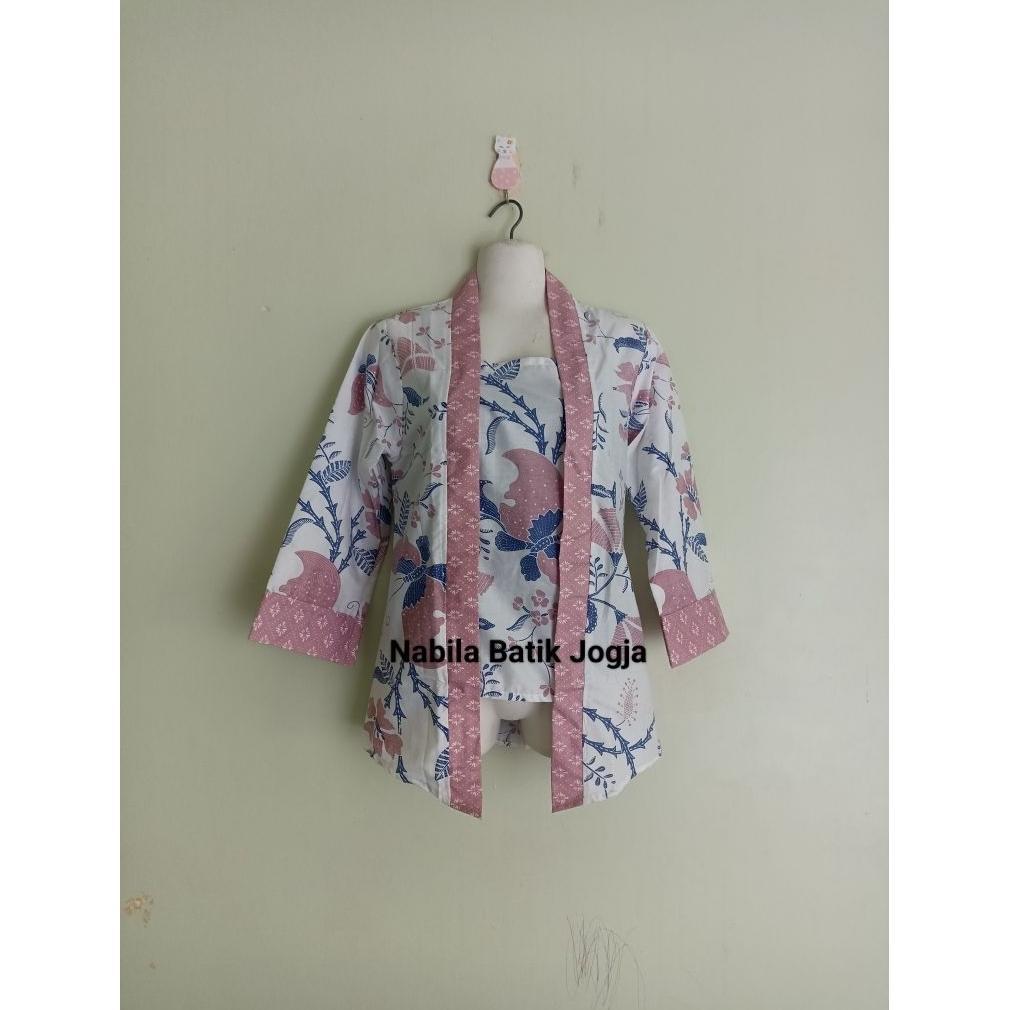 Murah Blus Batik Model Kebaya Kutubaru / Kebaya Batik Katun Kekinian