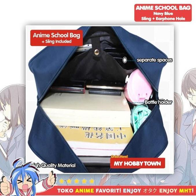 Saitaa- Tas Sma / Sekolah Jepang - Tas Anime - Anime Koukou Bag Hq Japanese School Bag