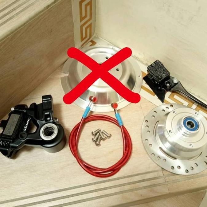 TERBARU - adaptor hub cakram depan gscooter garasi scooter utk up R 12 atau ufo
