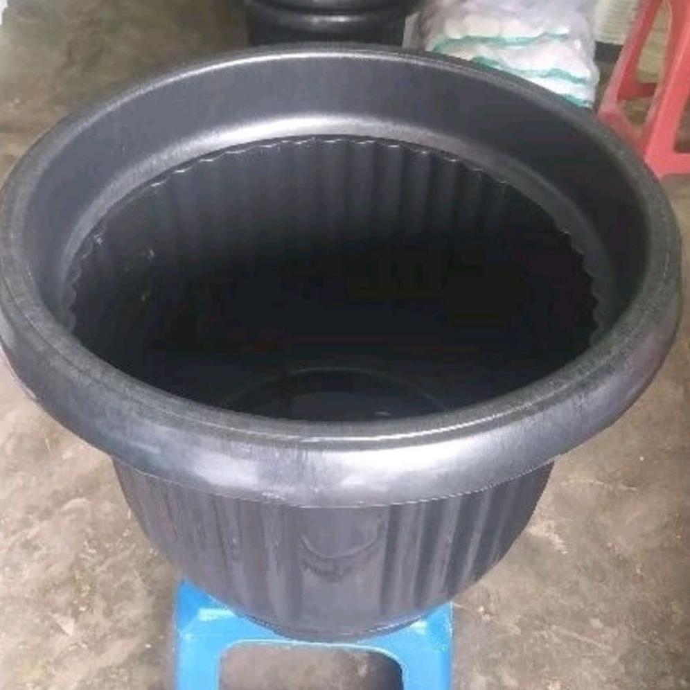 Bisa Cod ( Paket Hemat ) 3 Pcs Pot Plastik Ukuran Besar 50 Cm ( 3 Pcs Pot ) ><