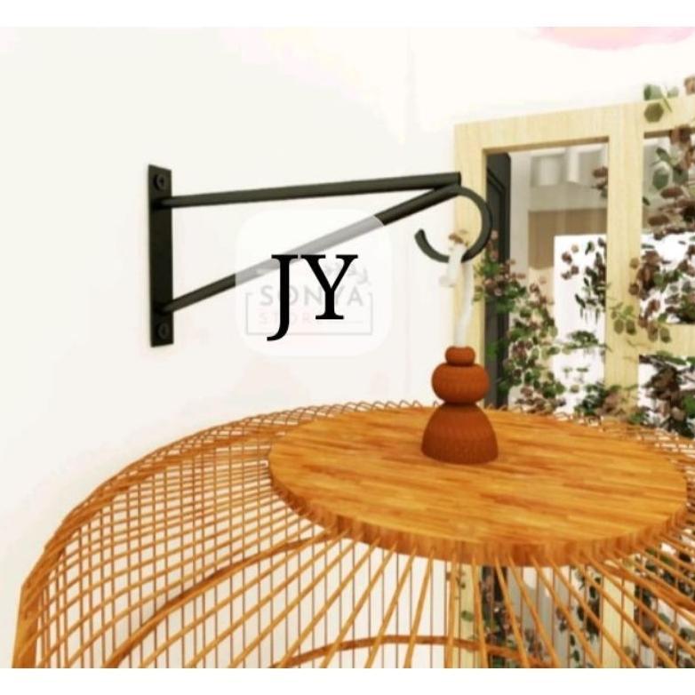 Bisa Cod Gantungan Sangkar Burung Besar Gantungan Pot Bunga Hias Gantungan Lampu Baju Tempel Dinding