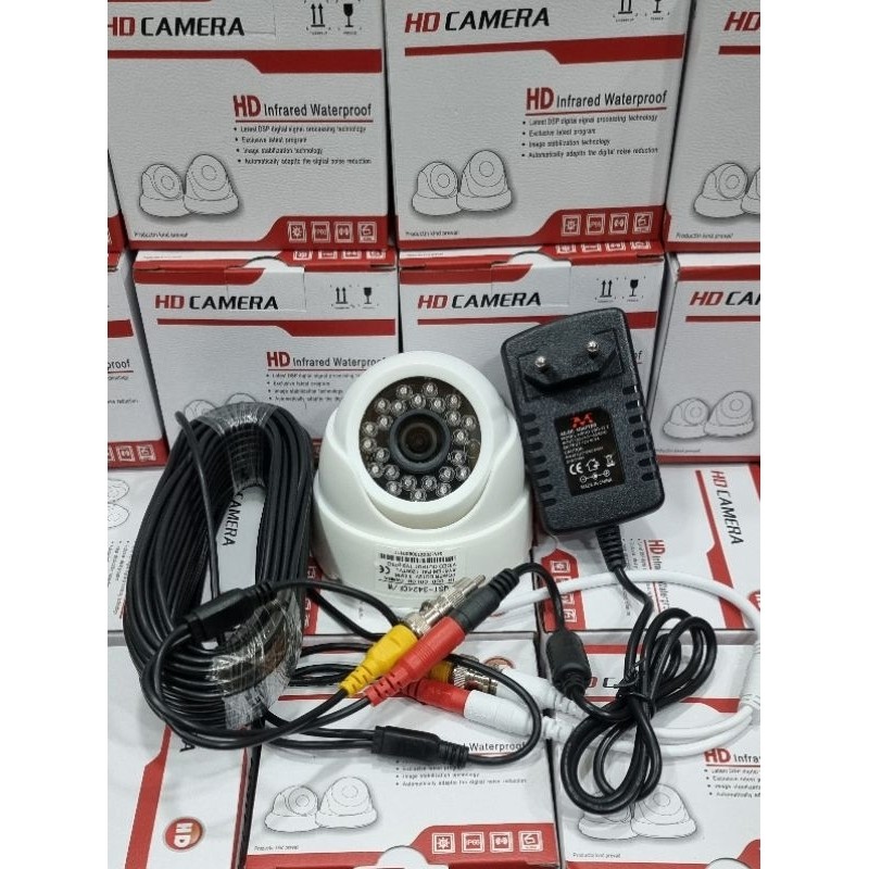 Paket Lengkap Cctv Sama Kabel 20Meter+Adaptor Tinggal Pasang