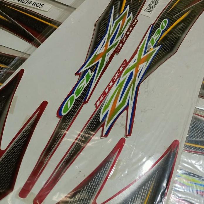 SIAP KIRIM STRIPING KAWASAKI KAZE ZX130 MERAH