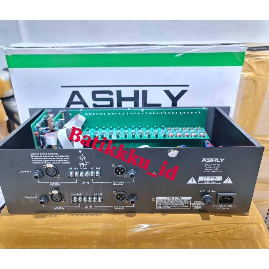 Equalizer Ashly Gqx 3102 Makro Gqx3102 Ic Full Makro 2 X 31 Ch 3U Graphic Equalizer