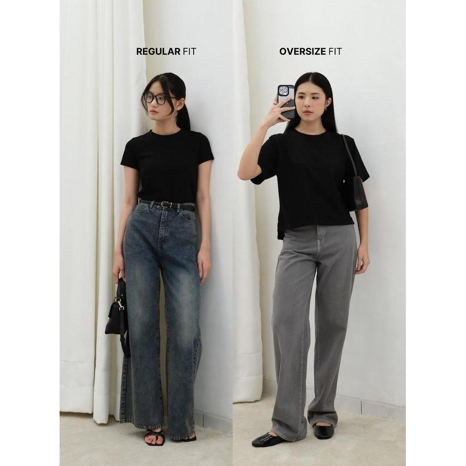 Kaos Basic Wanita | Everyday T-Shirt | HULM