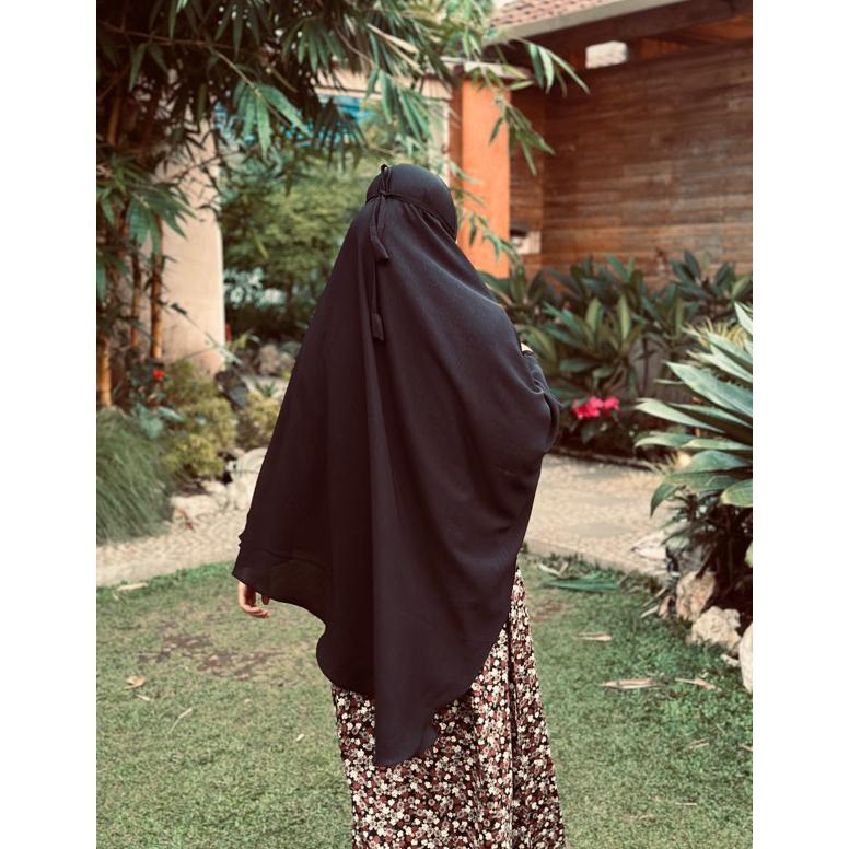 Sale Bergo Maryam Hijab Dagu Syari|Bergo Crinkle Jumbo XXL Khimar Syari Dagu Malaysia