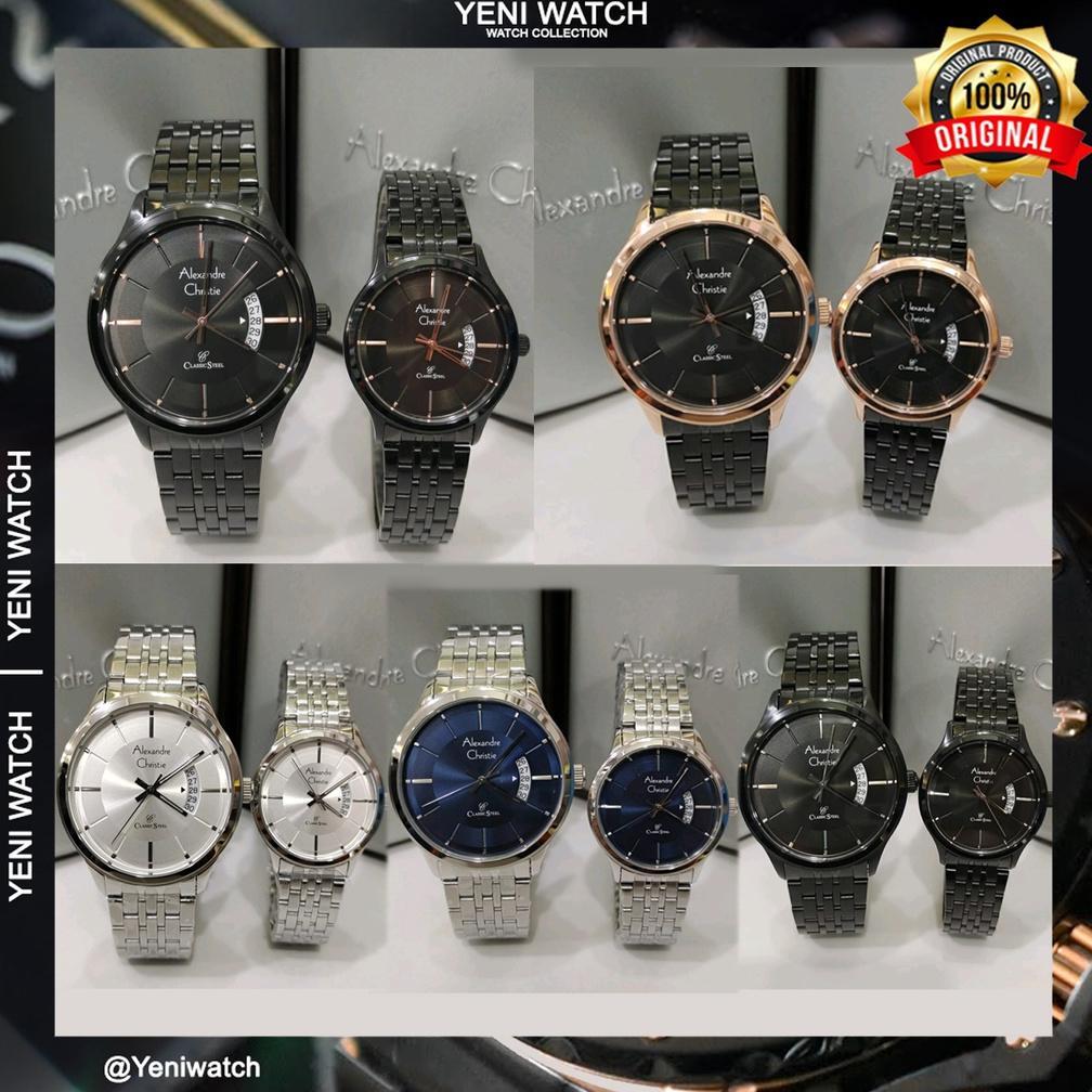 Alexandre Christie Ac 8678 / AC 8678 / Ac 8677 Jam Tangan Rante Original Garansi Resmi 1 Tahun