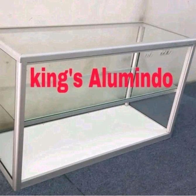 etalase warteg 1,3 meter / 130 cm / etalase warteg / etalase meja