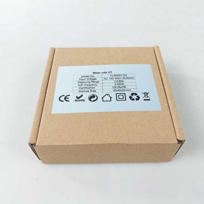 Murah Tuya Smart Energy Meter 80A Wifi With Current Transformer Clamp Kwh
