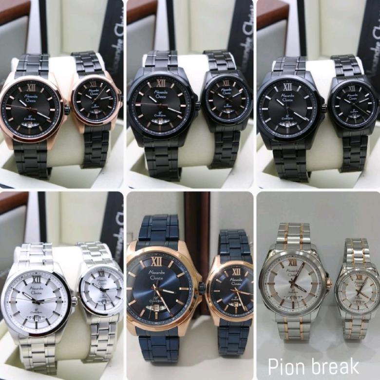JAM TANGAN COUPLE ALEXANDRE CHRISTIE AC 8659 | AC8659 SEPASANG ORIGINAL