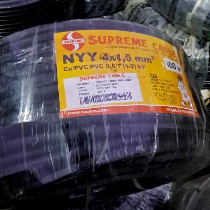 Grosir Kabel Nyy 4X1,5Mm Supreme 100M Kabel Nyy 4X1,5 Supreme 100M
