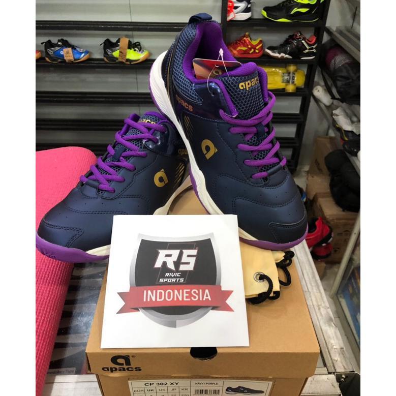 Cuci Gudang Sepatu Badminton Apacs Cp 302 Xy Original 100% Shb 65