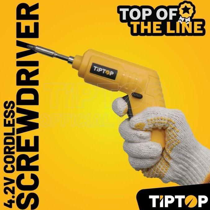 TIP TOP Cordless Screwdriver / Obeng Baterai 4.2V (BSD-042)
