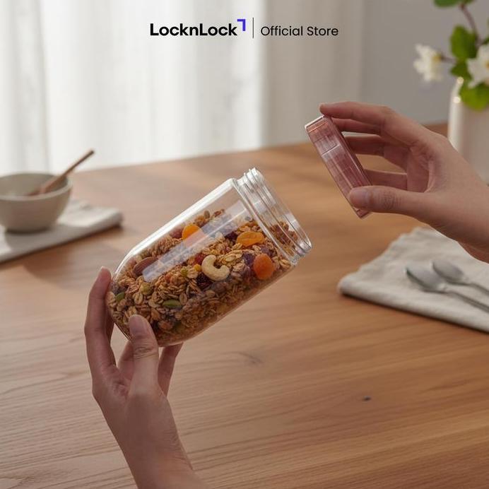 LocknLock Special Gift Set Interlock Door Pocket 4P - INL203NYREDS4 | Toples Makanan Terlaris