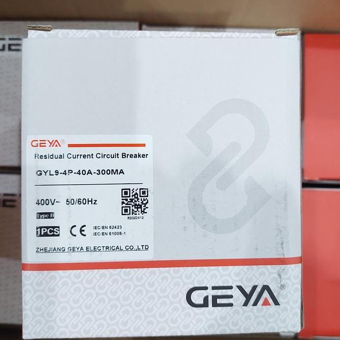 Sale Geya Rccb Elcb Rcd Type B 40A 4P 300Ma Rccb Elcb Type B 40A 4P 0,3A