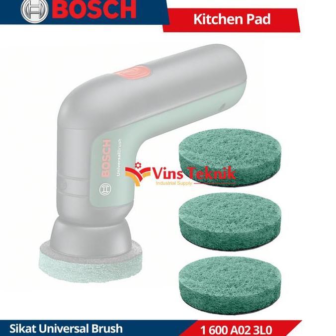BOSCH Kitchen Pad Power Scrubber Green Kitchen Sour Pad 3pcs