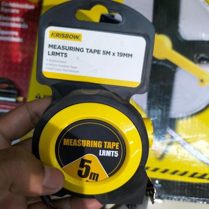 Alat Ukur Tangan Krisbow Meteran 3.5M/5M/7.5M Dengan MagnetMEASURING TAPE W/MAGNET LRMTM