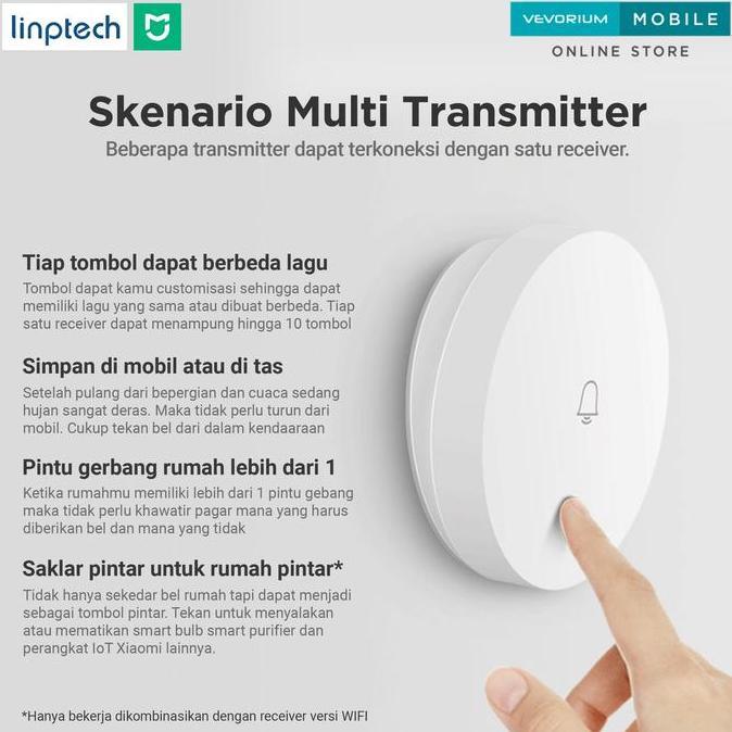 Murah Sparepart Transmitter G6Sltw Xiaomi Mi Home Linptech Doorbell