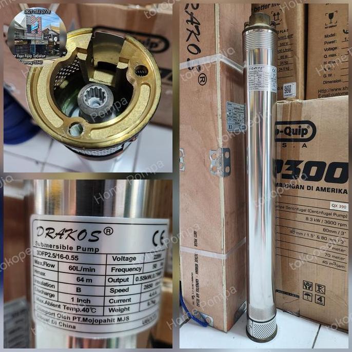 Kipas Pompa Satelit 3 Inch 0.75Hp 16 Kipas Impeller Terbaik